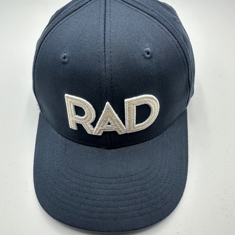 New Radmor Golf RAD Logo Blue Adjustable Baseball Hat Cap One Size